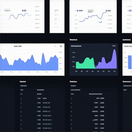 Dashboard visualizing SEO metrics and local search data for Swedish businesses.