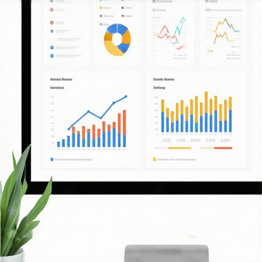 A visual representation of SEO auditing tools and analytics on a computer monitor.